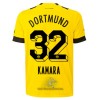 Officiële Voetbalshirt BVB Borussia Dortmund Kamara 32 Thuis 2022-23 - Heren